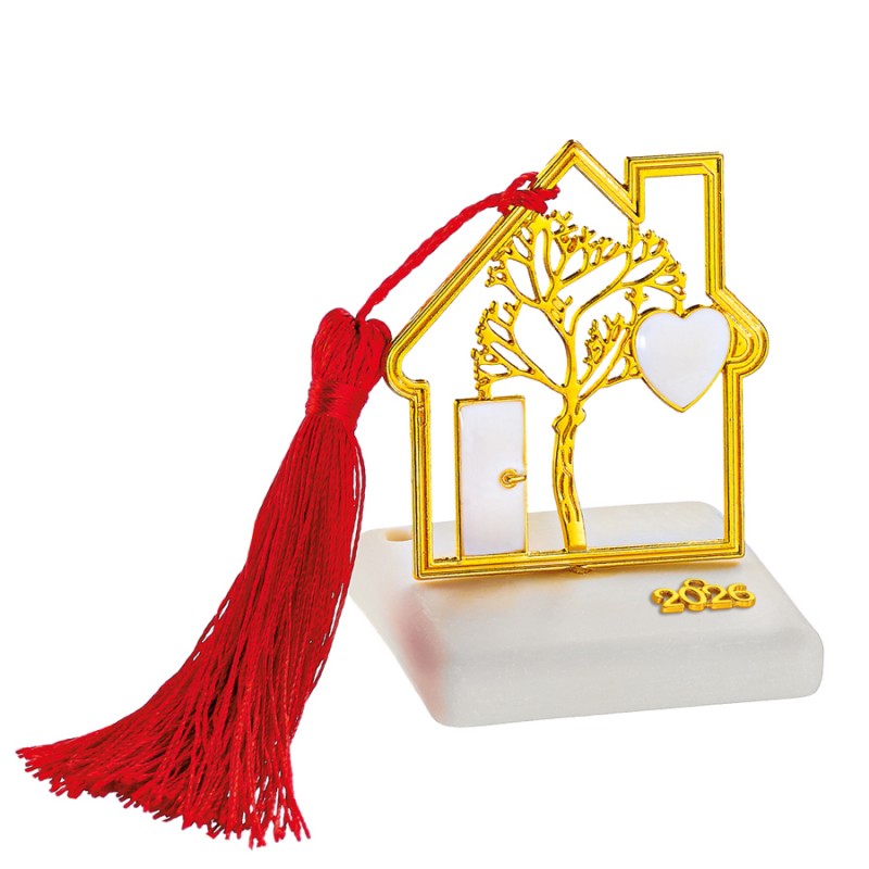 Χριστουγεννιάτικο Επιτραπέζιο Γούρι Σε Μάρμαρο ΕΓ24330