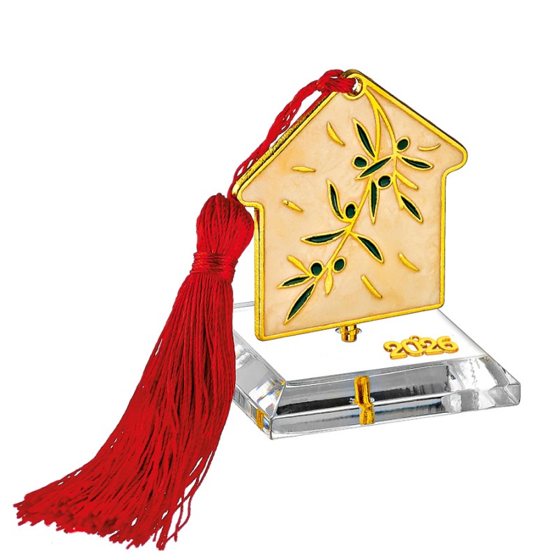 Χριστουγεννιάτικο Επιτραπέζιο Γούρι Σε Βάση Plexiglass ΕΓ24305