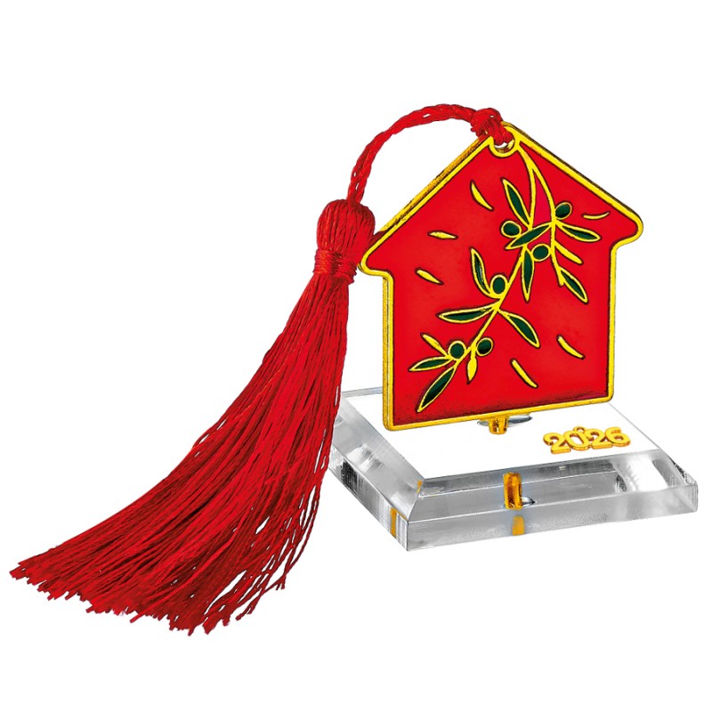 Χριστουγεννιάτικο Επιτραπέζιο Γούρι Σε Βάση Plexiglass ΕΓ24306