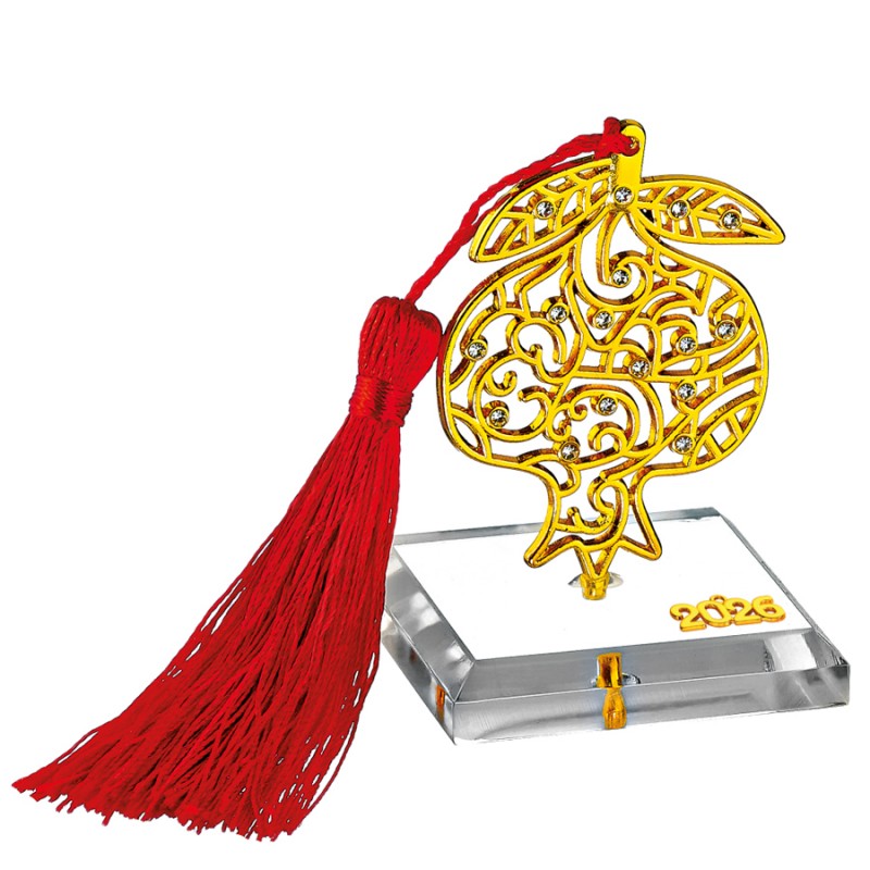 Χριστουγεννιάτικο Επιτραπέζιο Γούρι Σε Βάση Plexiglass ΕΓ24313