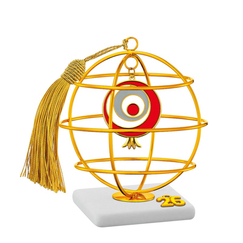 Χριστουγεννιάτικο Επιτραπέζιο Γούρι Σε Μάρμαρο ΕΓ25218