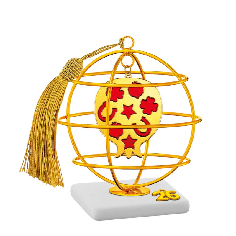 Χριστουγεννιάτικο Επιτραπέζιο Γούρι Σε Μάρμαρο ΕΓ25221