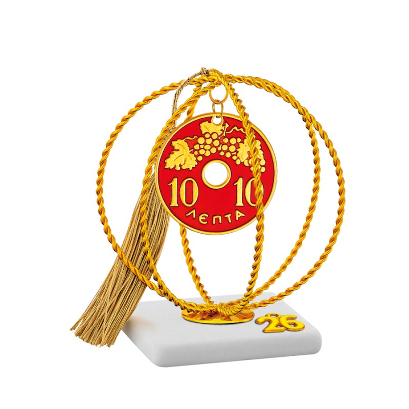 Χριστουγεννιάτικο Επιτραπέζιο Γούρι Σε Μάρμαρο ΕΓ25277