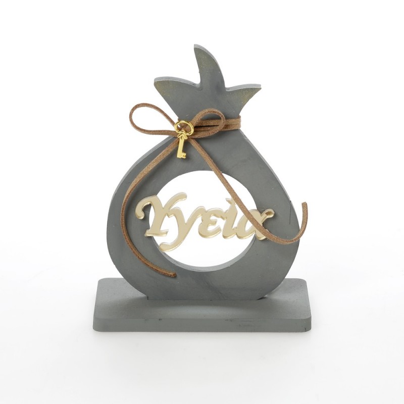 Χριστουγεννιάτικο Ξύλινο Γούρι Ρόδι ΧΡ-2320