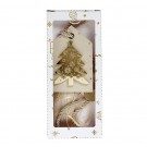 Χριστουγεννιάτικο Χάρτινο Κουτάκι Με Κρεμαστό Γούρι Έλατο ΧΡ-2393