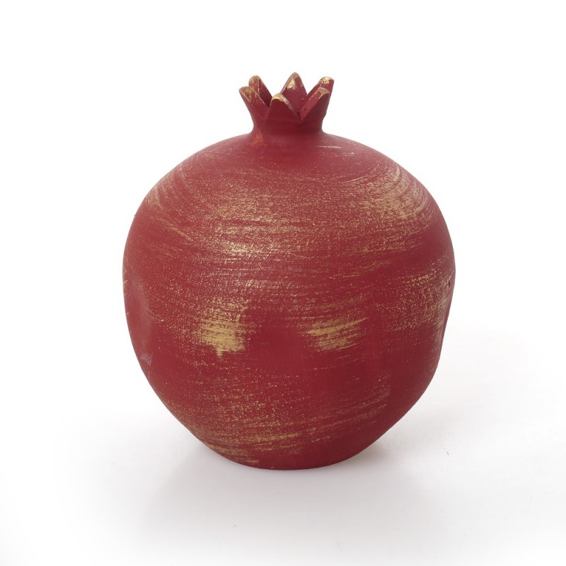 Χριστουγεννιάτικο Κεραμικό Γούρι Ρόδι (13x13εκ.)  ΧΡ-26036