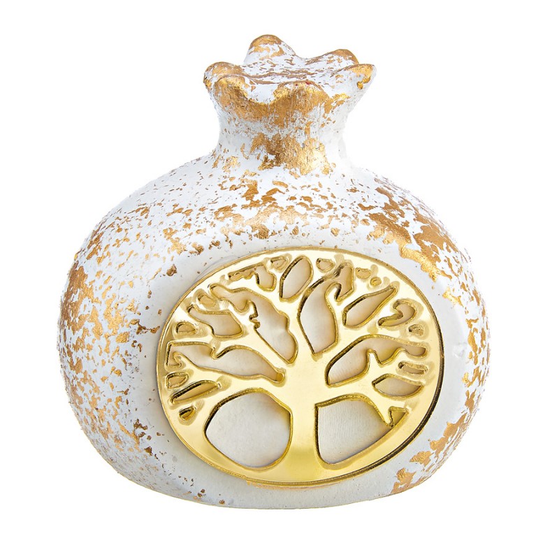 Κεραμικό Διακοσμητικό Ρόδι Με Plexiglass Δέντρο (7.5x7εκ.) Μ11364