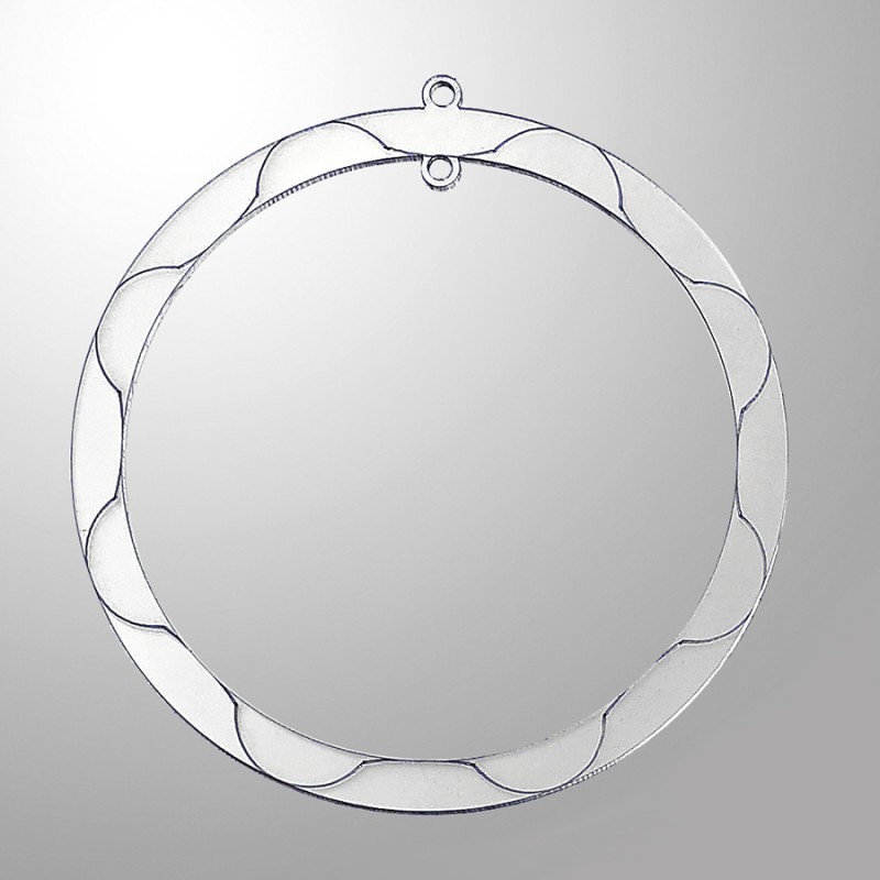 Plexiglass Διάφανος Κρίκος -Σετ 10τμχ. (10x11εκ.) Μ11817