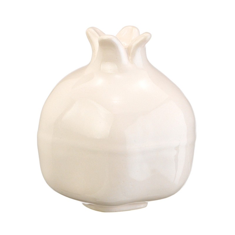 Κεραμικό Διακοσμητικό Εκρού Ρόδι (8x10εκ.) Μ3153-3