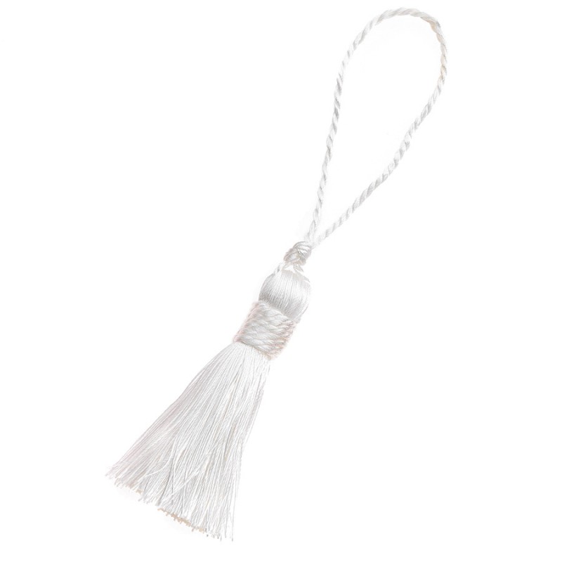 Διακοσμητική Φούντα 10εκ. (10τμχ.) Μ8580 Λευκό