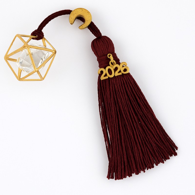 Χριστουγεννιάτικο Κρεμαστό Μπορντό Γούρι 0331.25004-2