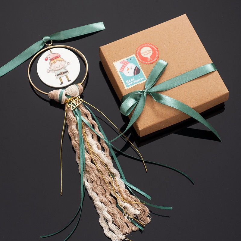 Χριστουγεννιάτικο Κρεμαστό Γούρι Ξωτικό 06121