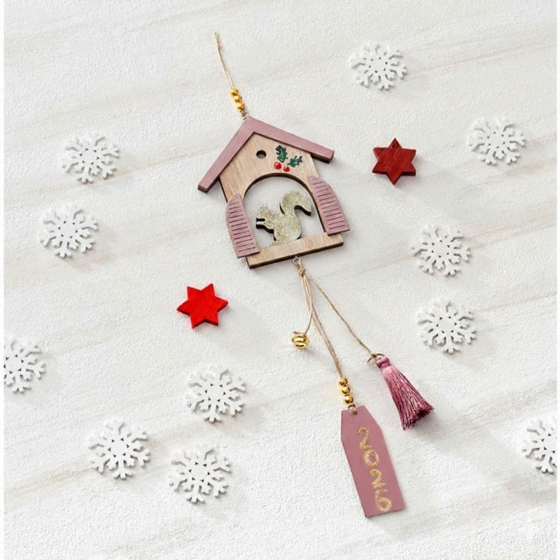 Γούρι Ξύλινο Σπιτάκι 13927