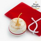 Χριστουγεννιάτικο Γούρι Με Βελούδινο Πουγκί 19247