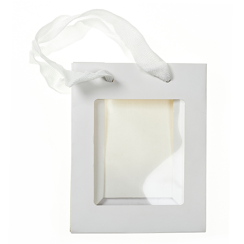 Τσάντα Χάρτινη Λευκή (12x15x6εκ.) ΡΤ078