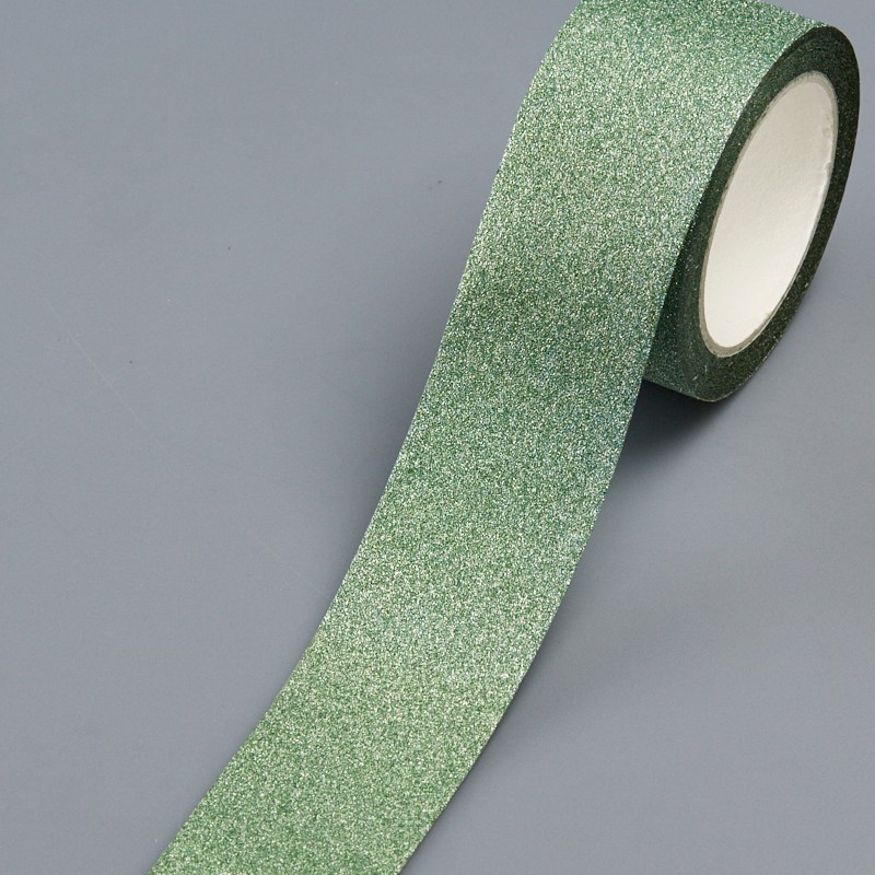 Χριστουγεννιάτικη Αυτοκόλλητη Κορδέλα Μεταλιζέ Πράσινο (3εκ.x9,14μ.) WT5