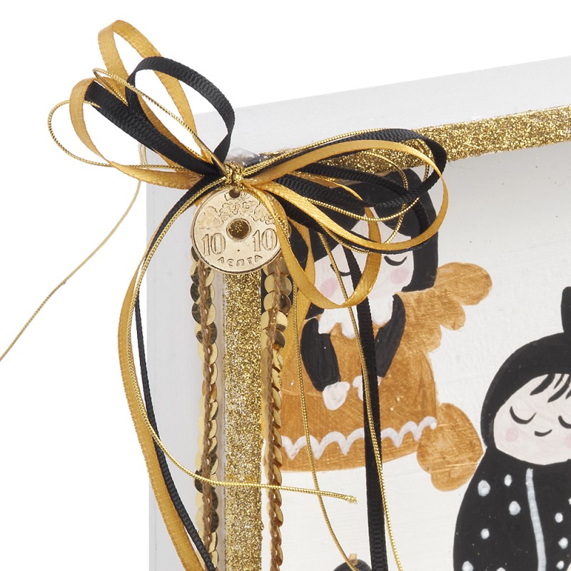 Χριστουγεννιάτικo Διακοσμητικό Καδράκι  (14x4x21εκ.) 13434