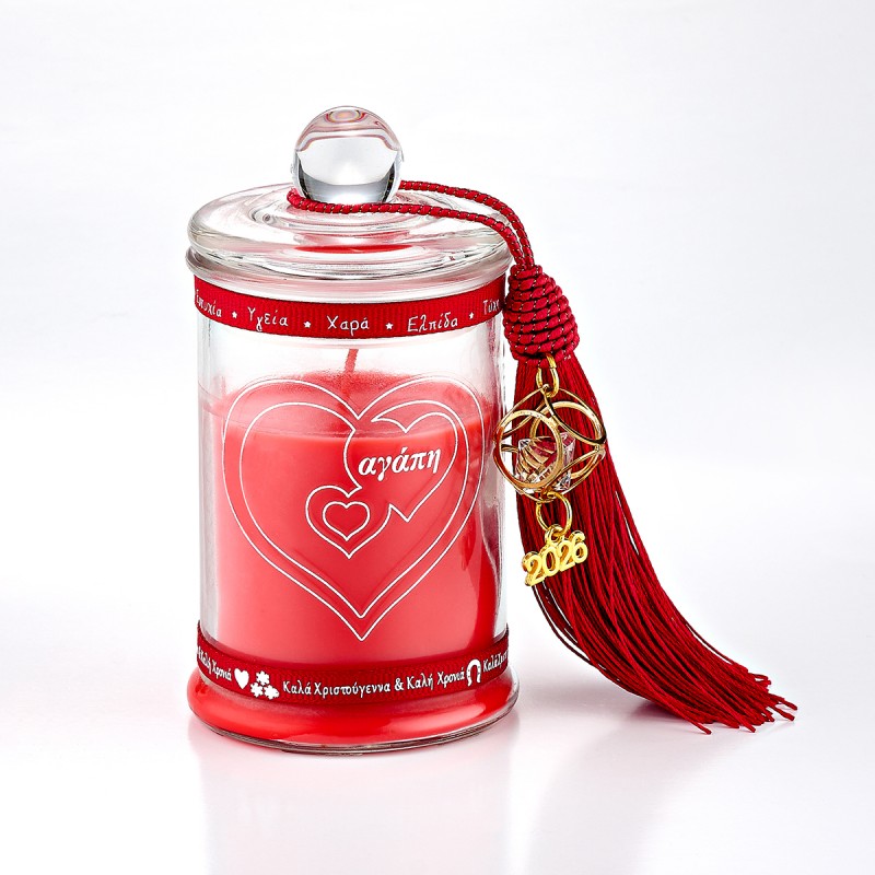 Χριστουγεννιάτικο Επιτραπέζιο Γούρι Με Αρωματικό Κερί 0331.25065