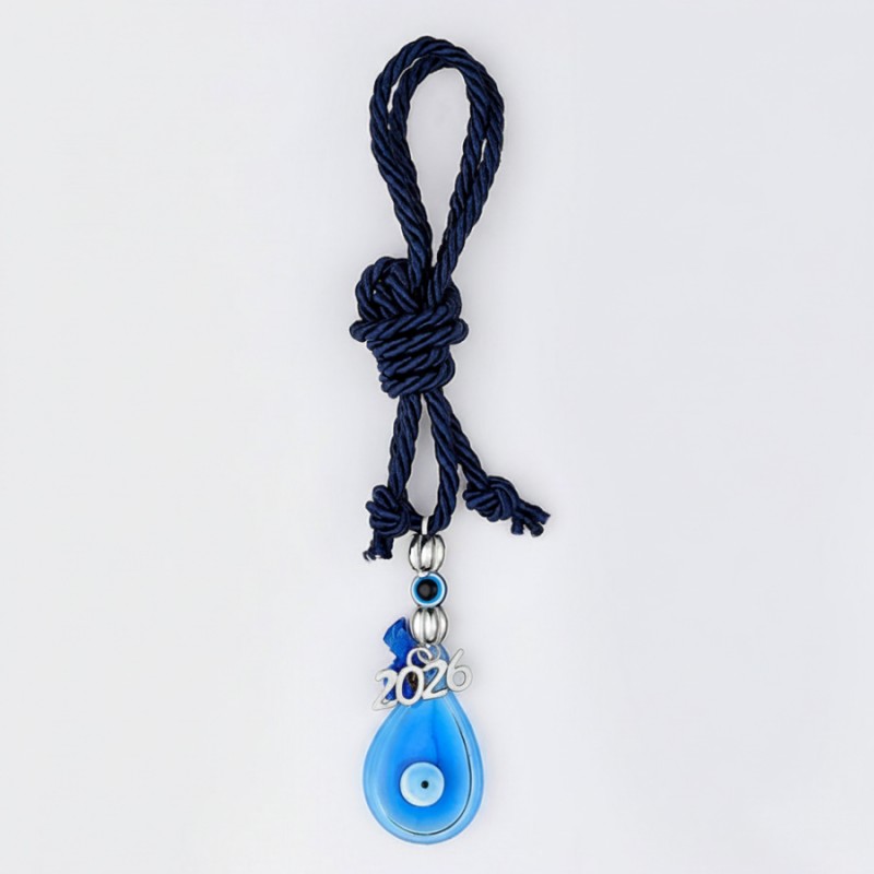 Χριστουγεννιάτικο Κρεμαστό Μπλε Γούρι 0331.25095-1