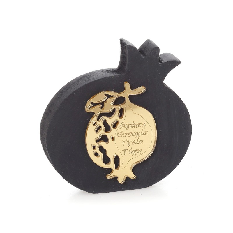 Χριστουγεννιάτικο Γούρι Ρόδι (10εκ.) 58-006-Μαύρο