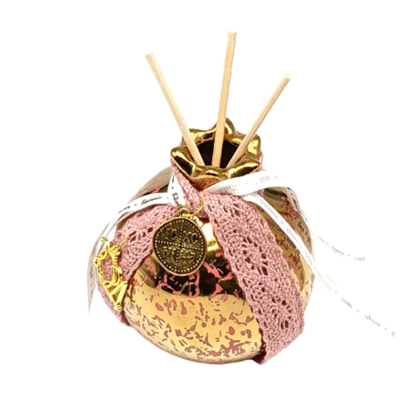 Γούρι Επιτραπέζιο Χρυσό - Ρόδι/Αρωματικό Χώρου G3605