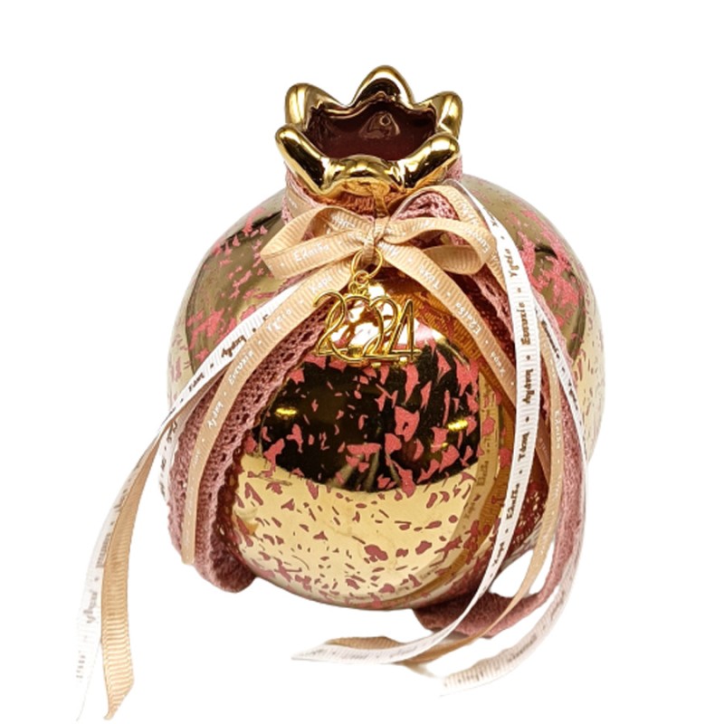 Γούρι Επιτραπέζιο Χρυσό - Ρόδι/Αρωματικό Χώρου G3625