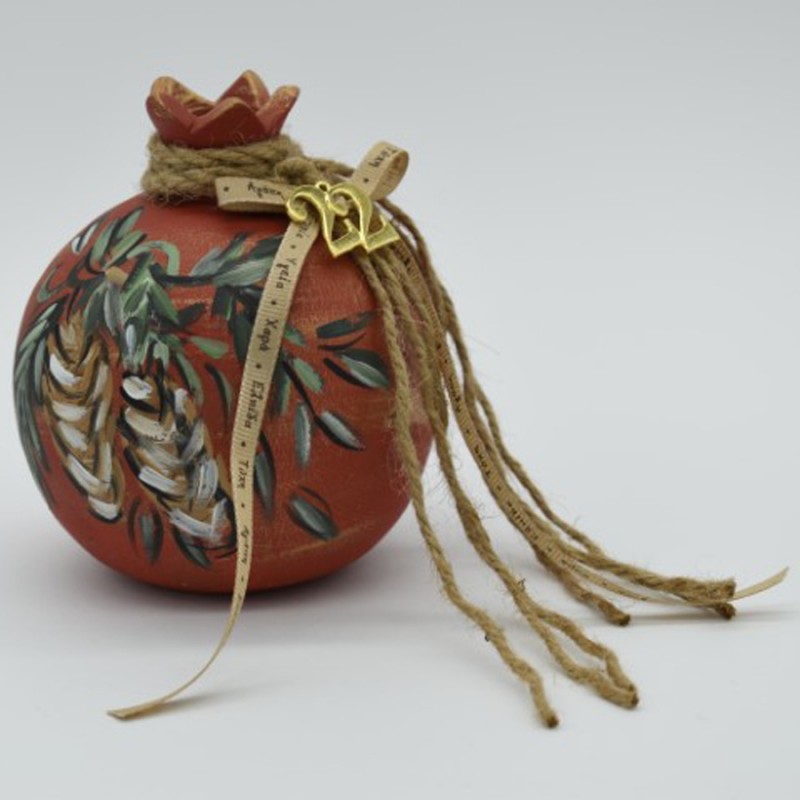 Κεραμικό Χριστουγεννιάτικο Επιτραπέζιο Γούρι (12x12εκ.) ΠΒΤ-311