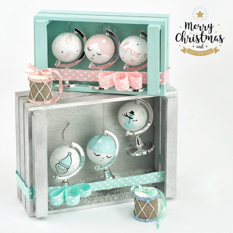 Σετ Χριστουγεννιάτικες Μπάλες 19217