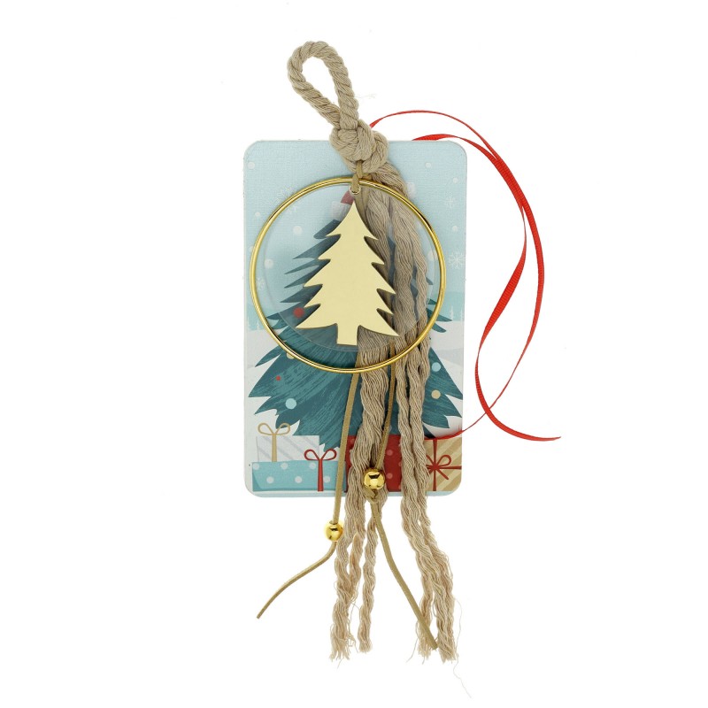 Χριστουγεννιάτικο Κρεμαστό Γούρι (17x9εκ.) ΧΡ-2428