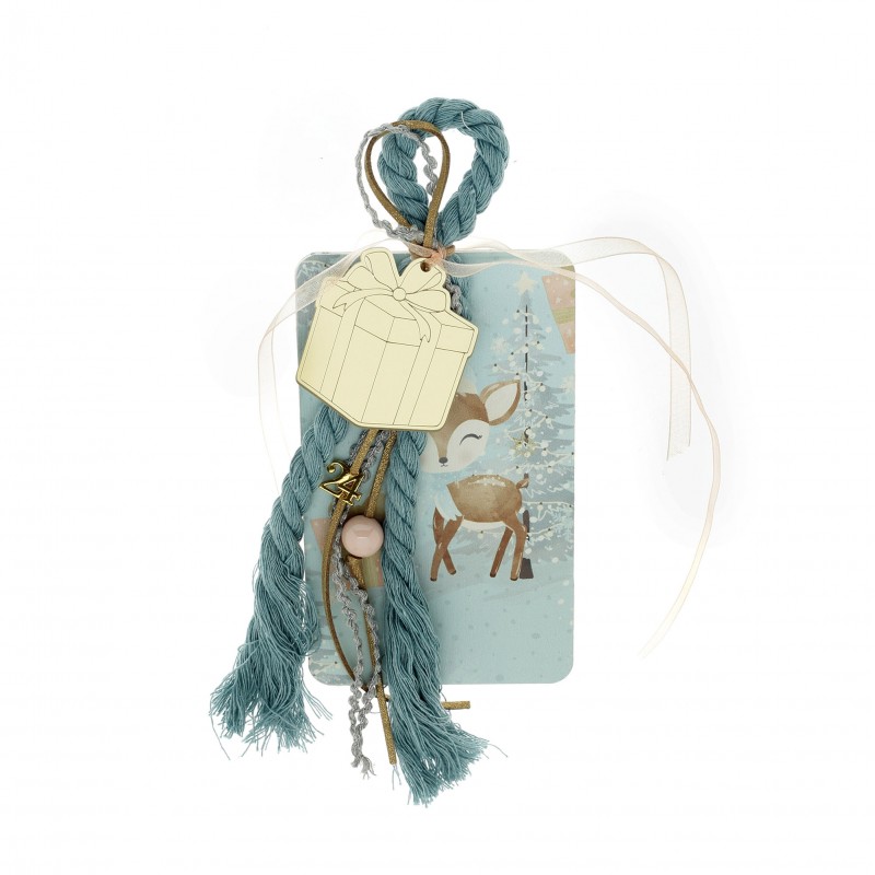 Χριστουγεννιάτικο Κρεμαστό Γούρι (24x9εκ.) ΧΡ-2429