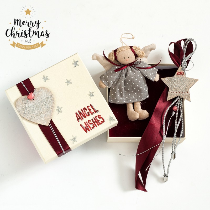 Χριστουγεννιάτικο Σετ Δώρου  (15x15x4εκ.) 19385