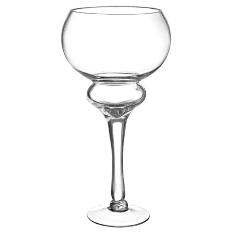 Γυάλινο Βάζο Με Πόδι (20,5x40,5εκ.) 0152.19311