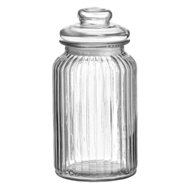 Γυάλινο Βάζο Με Καπάκι (11x23εκ.) 0152.19612