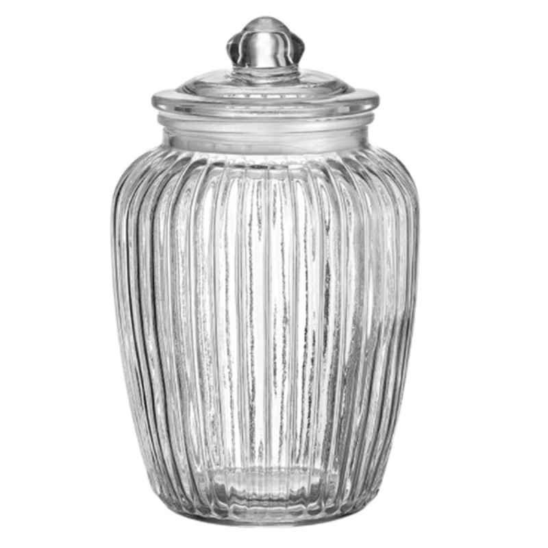 Γυάλινο Βάζο Με Καπάκι (15,5x24εκ.) 0152.19615