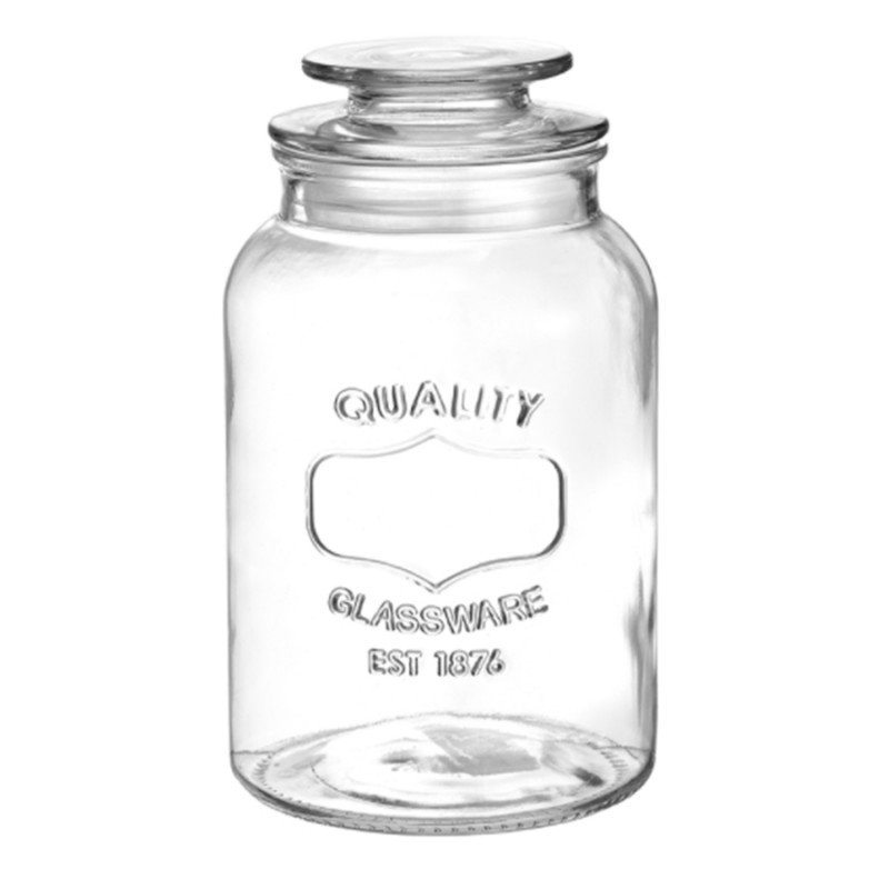 Γυάλινο Βάζο Με Καπάκι (12x21εκ.) 0152.19632