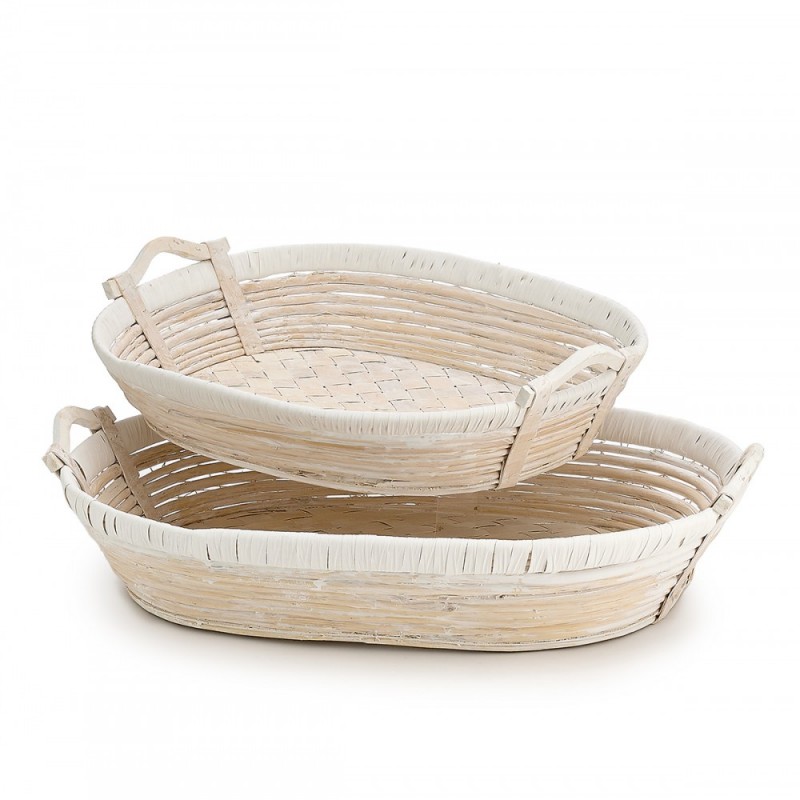 Καλάθι Για Μπομπονιέρες Ξύλο Ιτιάς (78x58x16εκ.) 24363