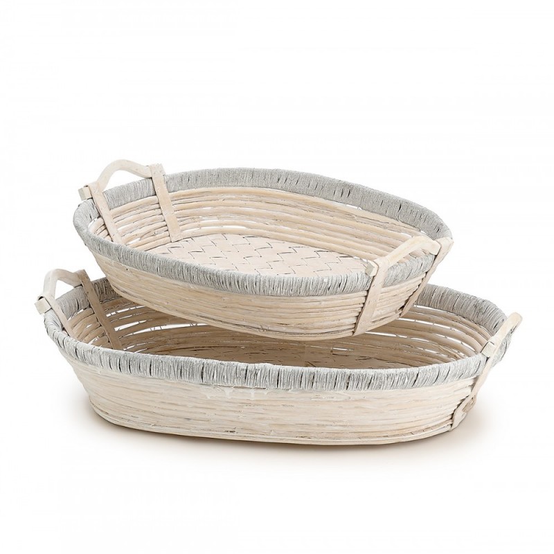 Καλάθι Για Μπομπονιέρες Ξύλο Ιτιάς (78x58x16εκ.) 24364