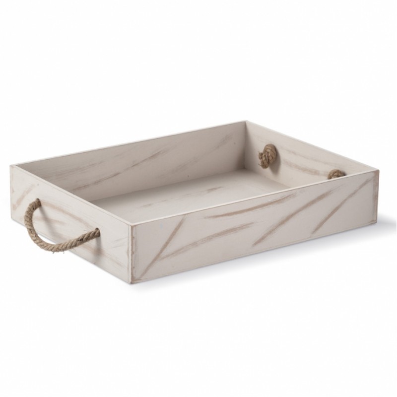 Καλάθι Για Μπομπονιέρες Ξύλινο Αντικέ Μπεζ ΚΜ100-60