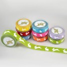 Πασχαλινή  Κορδέλα Πολυεστερική  2,5εκ. (9μέτρα) Τ142202/2 Κίτρινο