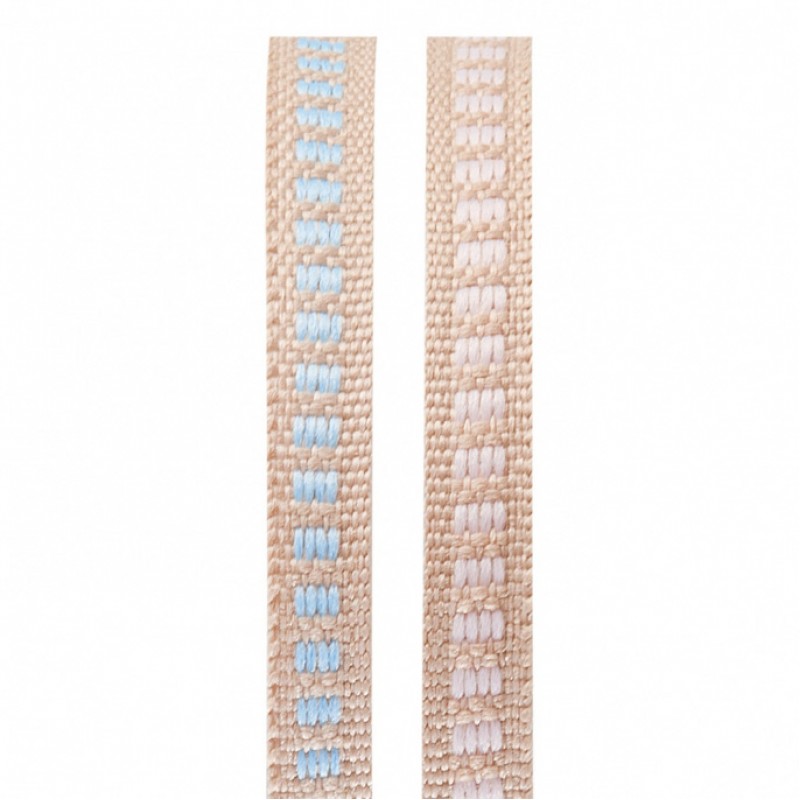 Κορδέλα Υφασμάτινη με γαζί 0,6εκ. (50μέτρα) ΔΓ21/6