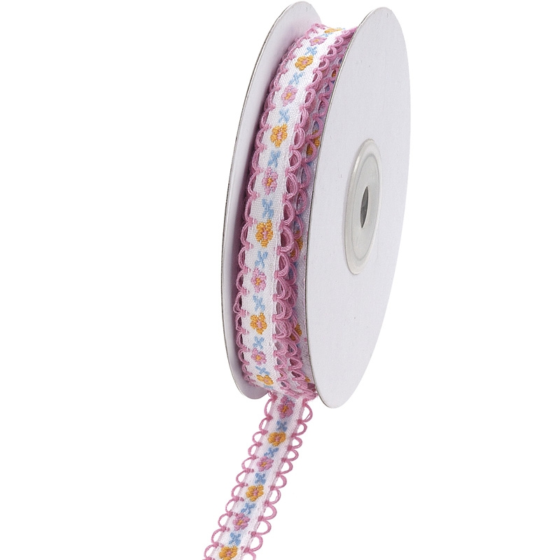 Υφασμάτινη Embroidery Κορδέλα 0,9εκ. (10μέτρα) ΝΓ387