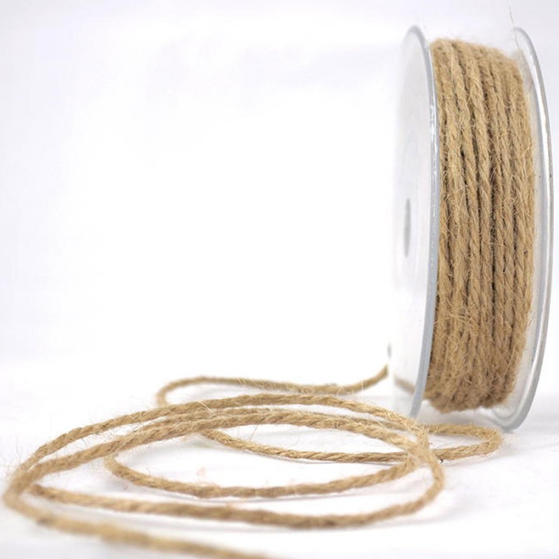 Κορδόνι Γιούτα Φυσικό 0,2εκ. (30μέτρα) Τ381