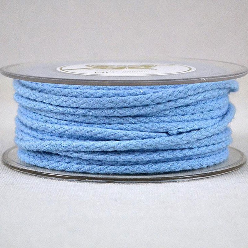 Κορδόνι Βαμβακερό  0,5εκ. (18,2μέτρα) Τ1456 Γαλάζιο