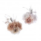 Ανθοσύνθεση Από Τριαντάφυλλα Μπεζ (1τμχ) 0324.20424