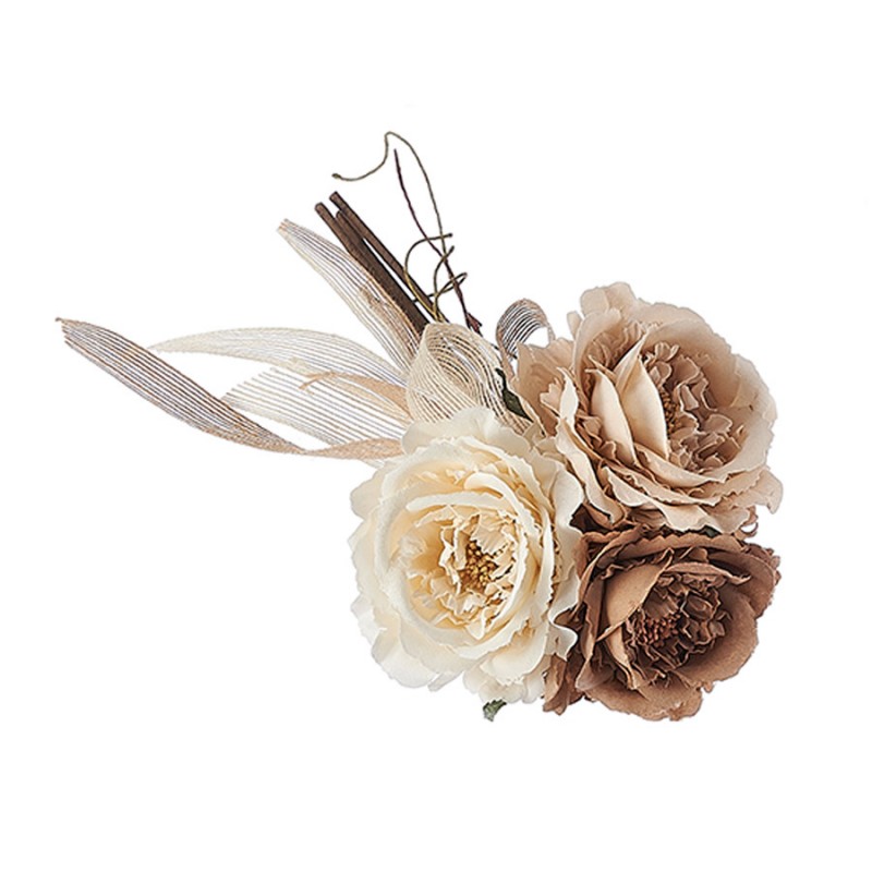 Ανθοσύνθεση Από Τριαντάφυλλα Μπεζ (1τμχ) 0324.20426