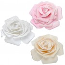 Τριαντάφυλλο Κεφάλι Από Αφρό  Λευκό  40εκ. (1τμχ) 0324.20740