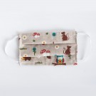 Υφασμάτινη Βαμβακερή Μάσκα Ενηλίκων - Ζωάκια Του Δάσους 263