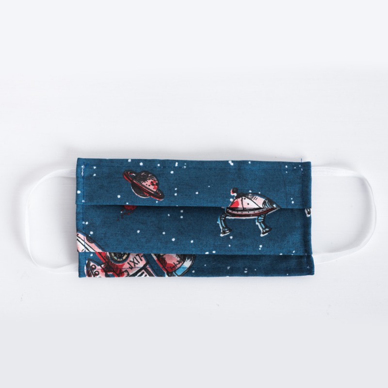 Υφασμάτινη Βαμβακερή Μάσκα Ενηλίκων - Διάστημα 694