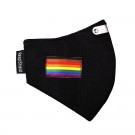 Υφασμάτινη Μάσκα Ενηλίκων - Respishield ΡΜ2.5 Small Μαύρη Pride