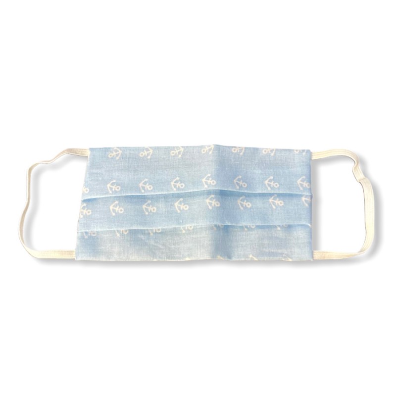 Υφασμάτινες Βαμβακερές Μάσκες  Παιδικές - Άγκυρα (Σετ 2τμχ. με Θήκη) 01-19